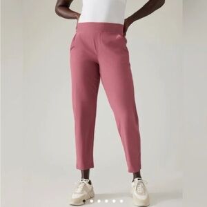 Athleta Brooklyn Ankle Pant- Berry Rose